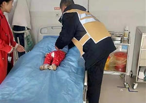 時間就是生命！特保隊(duì)員護(hù)送受傷嬰兒就醫(yī) ——星橋市容項(xiàng)目緊急護(hù)