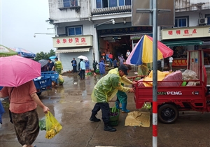 理性文明規(guī)范執(zhí)法  管方菜農(nóng)雙雙稱贊——宗保公司駐歙縣市容項目