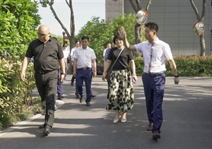 杭州市余杭區(qū)保安協(xié)會一行到公司走訪調(diào)研
