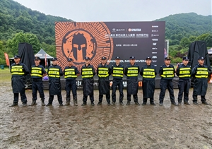 浙江民泰圓滿完成2021高合斯巴達(dá)勇士?jī)和惡贾菖R平站安保任務(wù)