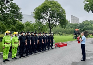 開展消防處置演練 筑牢消防安全防線 —市委黨校項(xiàng)目開展消防演練
